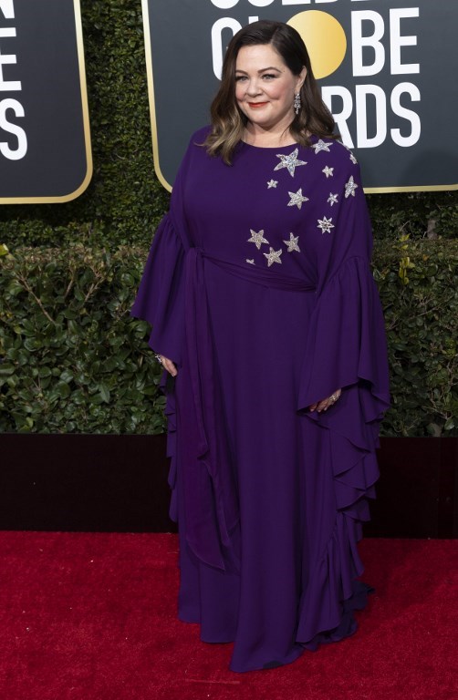 Melissa McCarthy általában a jól öltözött sztárok sorába tartozik, ám az idei Golden Globe-os megjelenése inkább egy varázslójelmezre emlékeztet.